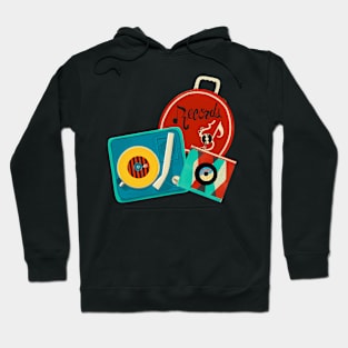 Retro Record Player Hoodie